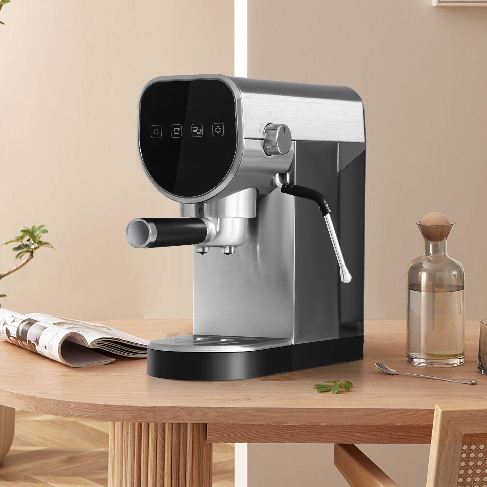20 Bar Espresso Machine for Home with Milk Frother Wand, Coffee Maker with Digital Touch Screen - Bosonshop