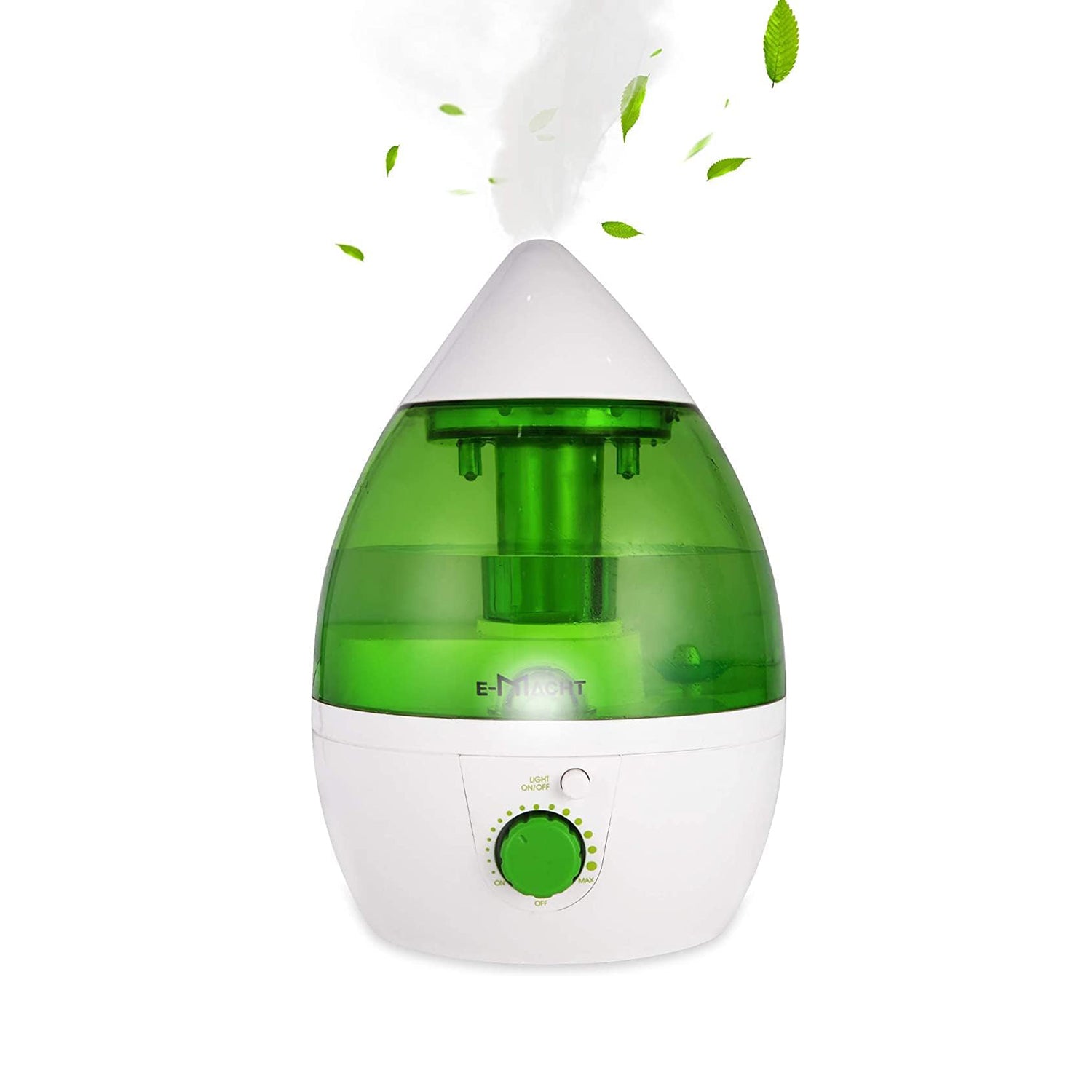 Humidifiers for Bedroom Quiet Ultrasonic Cool Mist Humidifier 1.1L with Auto Shut-Off, Green