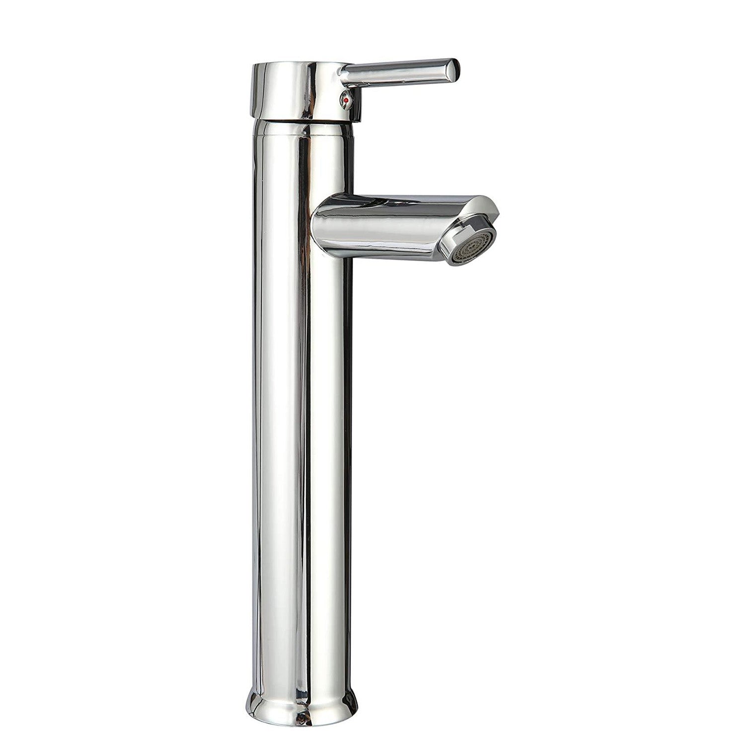 Single Hole Bathroom Vessel Sink Faucet, Single Handle Stainless Steel Tap for Bathroom Rv Wet Bar Sinks, Chrome - Bosonshop