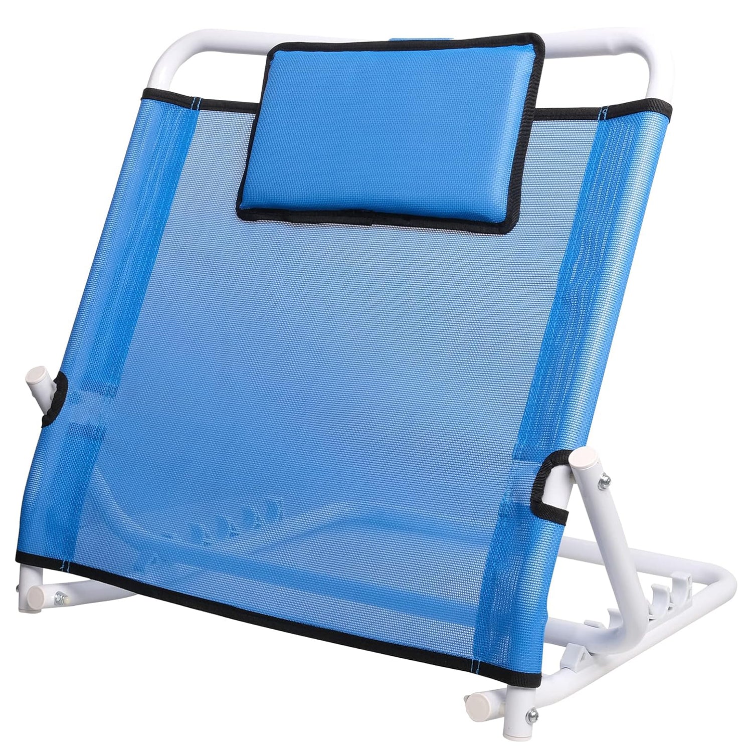 Portable Folding Lifting Bed Backrest with Head Pillow, Reading Bed Rest Pillows, Adjustable Sit-Up Back Rest