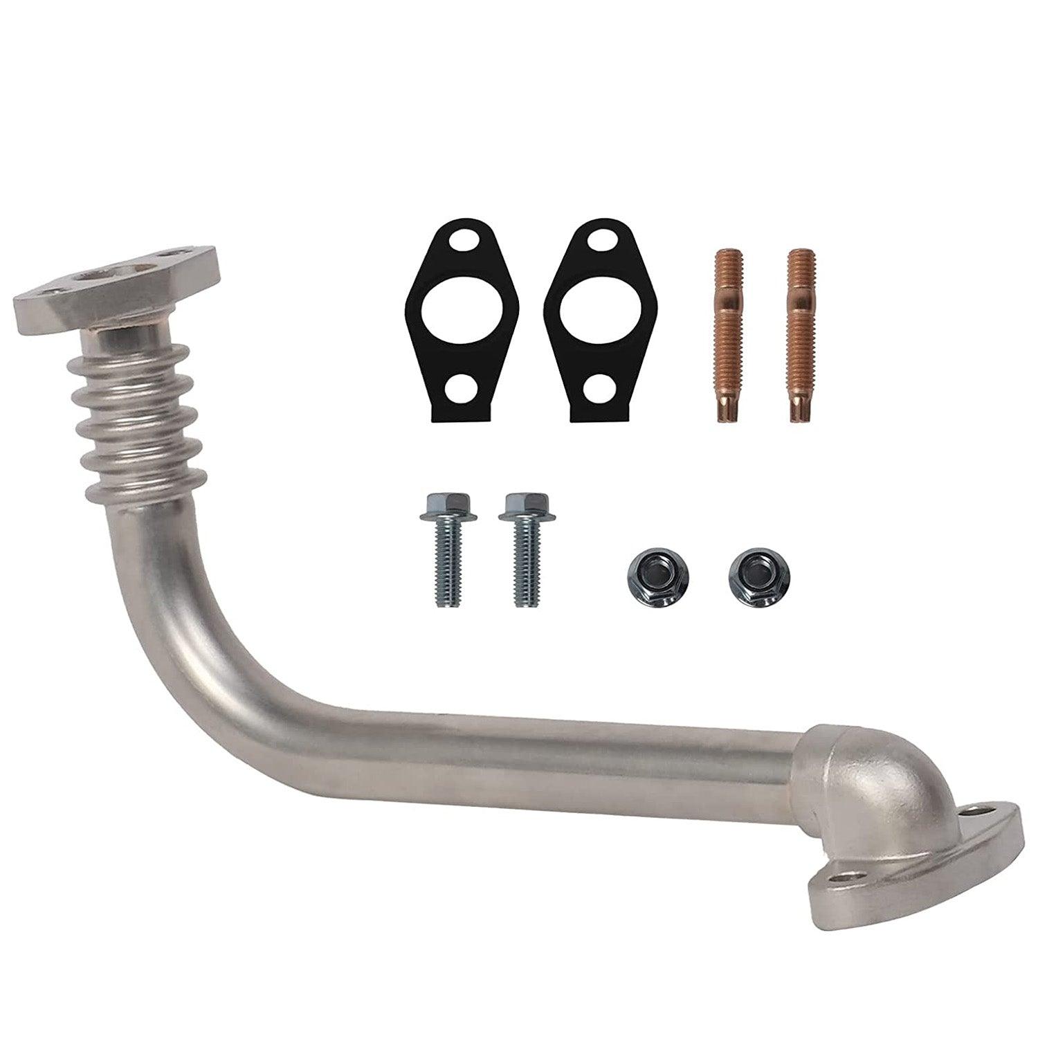 Turbo Oil Return Drain Line Kit for 6.6L LLY, LBZ, LMM, Duramax - Bosonshop