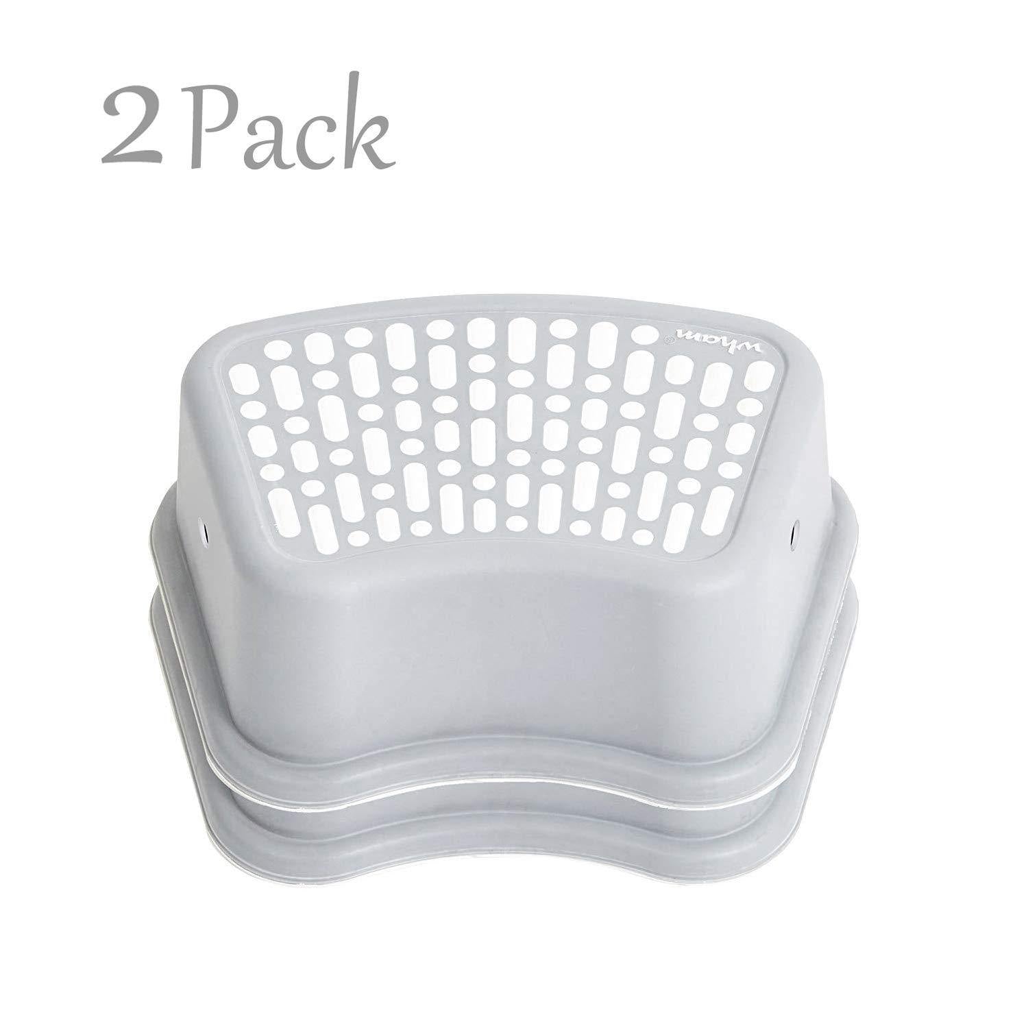 Bosonshop 2 Pack Kids Non-Slip Step Stools for Toilet Potty Training