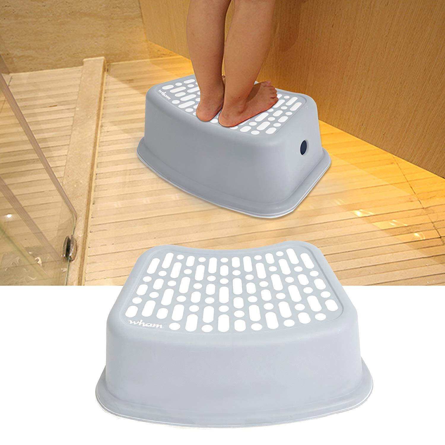 Bosonshop 2 Pack Kids Non-Slip Step Stools for Toilet Potty Training