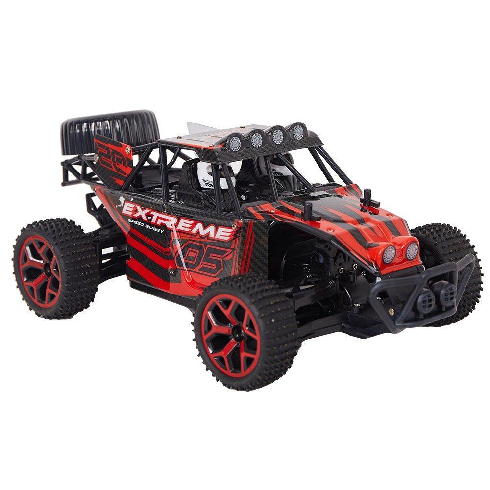Bosonshop 1:18 2.4G 4WD 20KM High Speed Off-Road RC Die Cast Racing CombinationCar Battery Control Vehicle Presents for Kids
