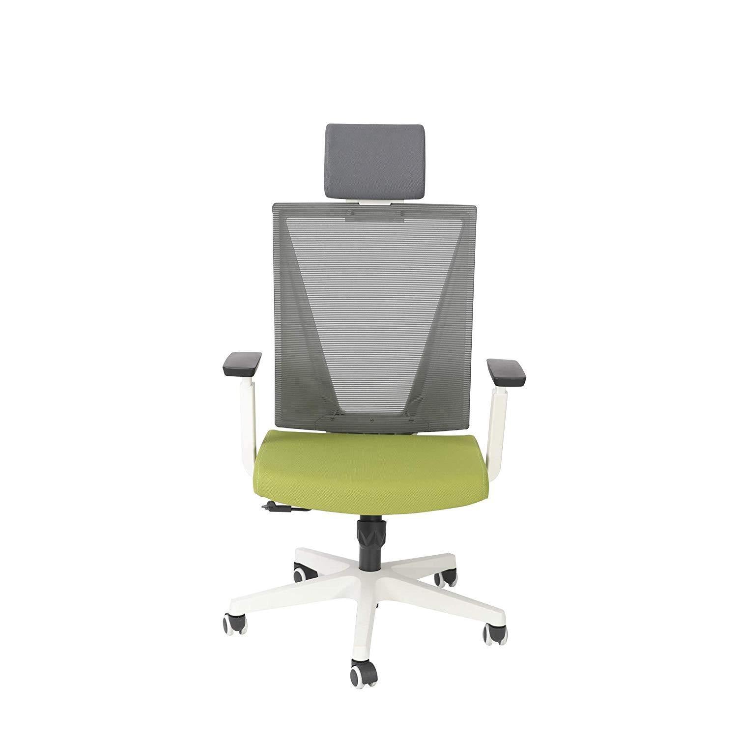 Bosonshop High Back Swivel Chair for Desk with Adjustable Headrest Office Chair Breathable Mesh Ergonomic Desk Chair