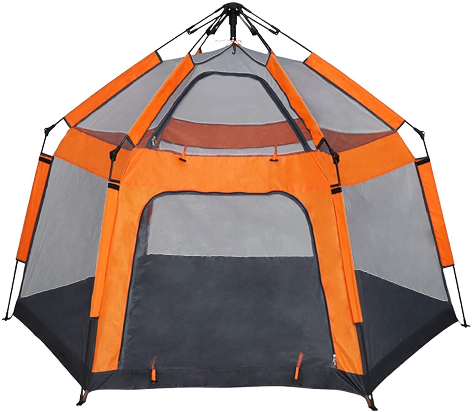 2 Person Camping Instant Pop-up Tent, Sun Shelter Waterproof Double Layer 4 Seasons Lightweight Tent for Hiking, Fishing, Beach - Bosonshop