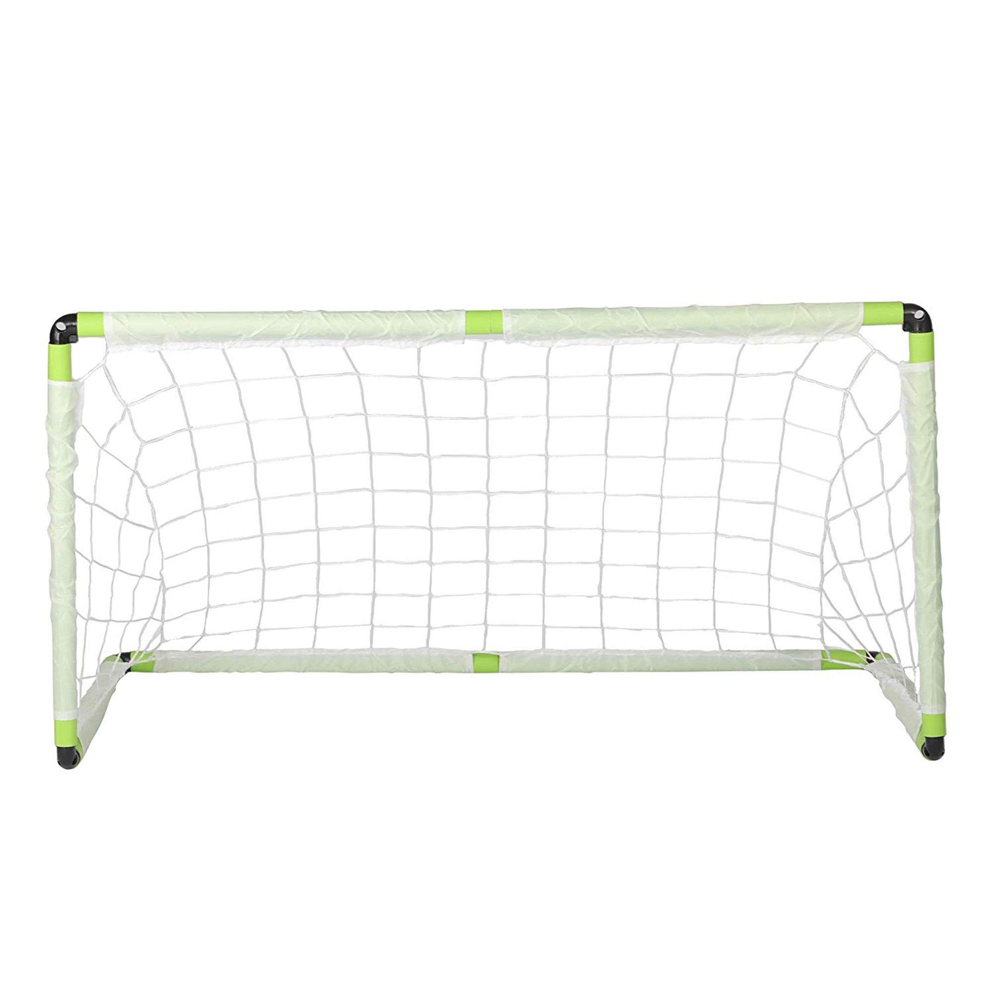 Kids Soccer Goal Portable Football Practice Net with Carry Bag and 4 Ground Stakes for Games and Training,48 x 24 x 24 inches - Bosonshop