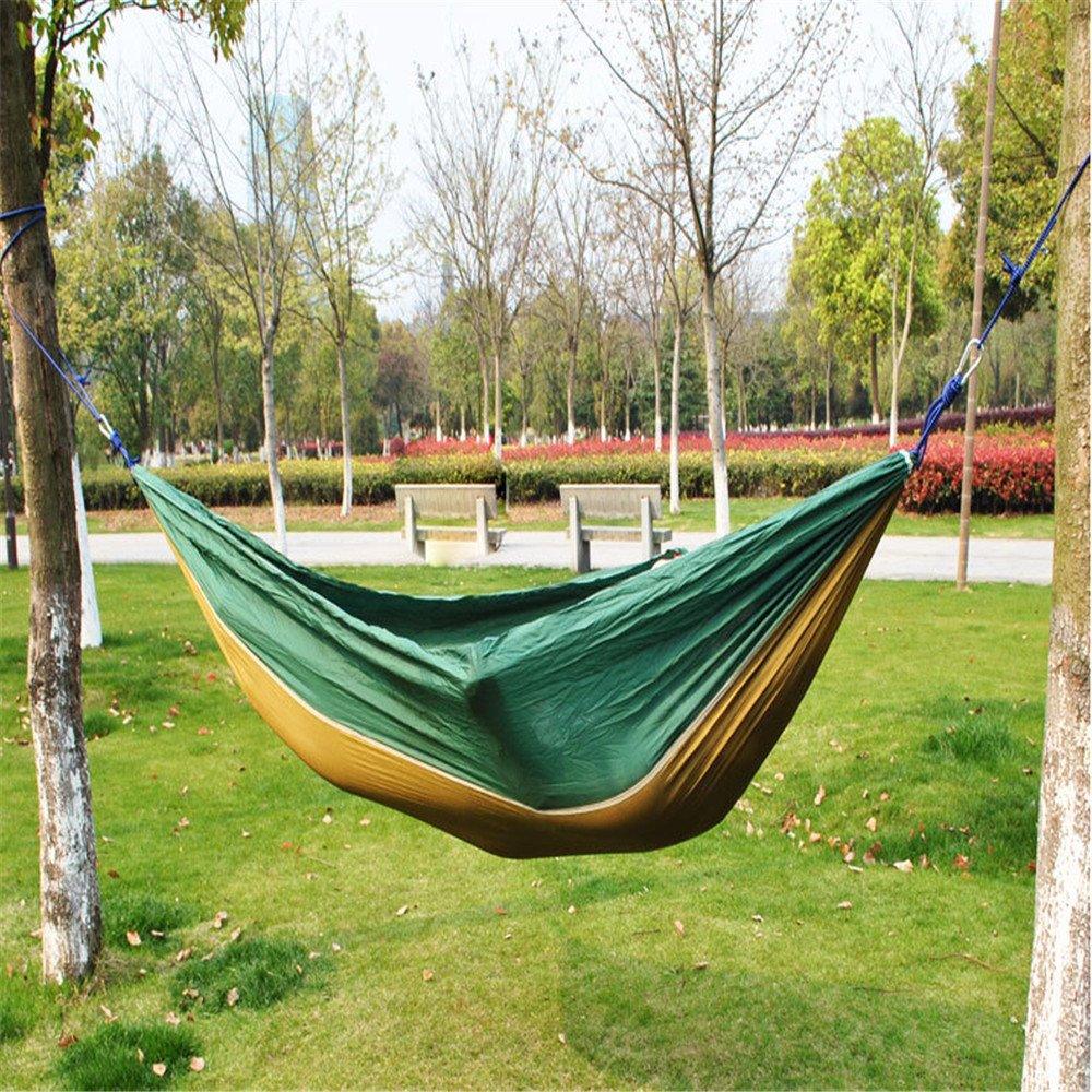 Bosonshop Lightweight Nylon Double Hammock for Backpacking Camping Travel