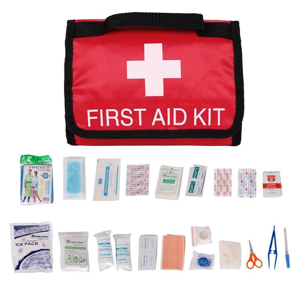 Bosonshop First Aid Kit Portable Medical Kit for Home and Outdoor