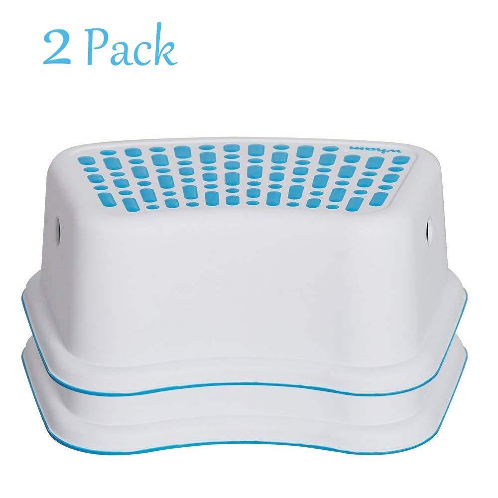 Bosonshop 2 Pack Kids Non-Slip Step Stools for Toilet Potty Training