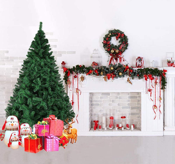 6' Premium Spruce Artificial Christmas Tree w/Metal Stand, Green