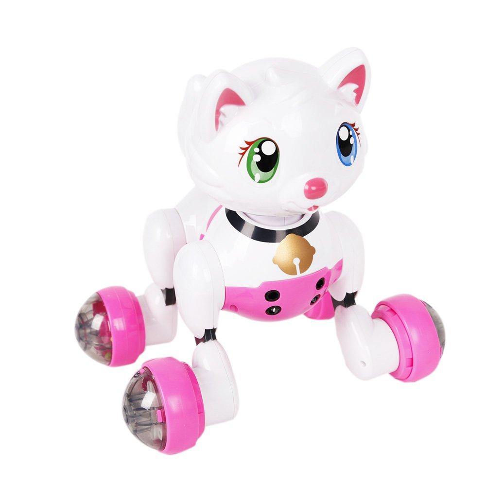 Bosonshop Interactive Cat Voice Recognition Electronic Robot Toy Cat Dancing Pet for Kid