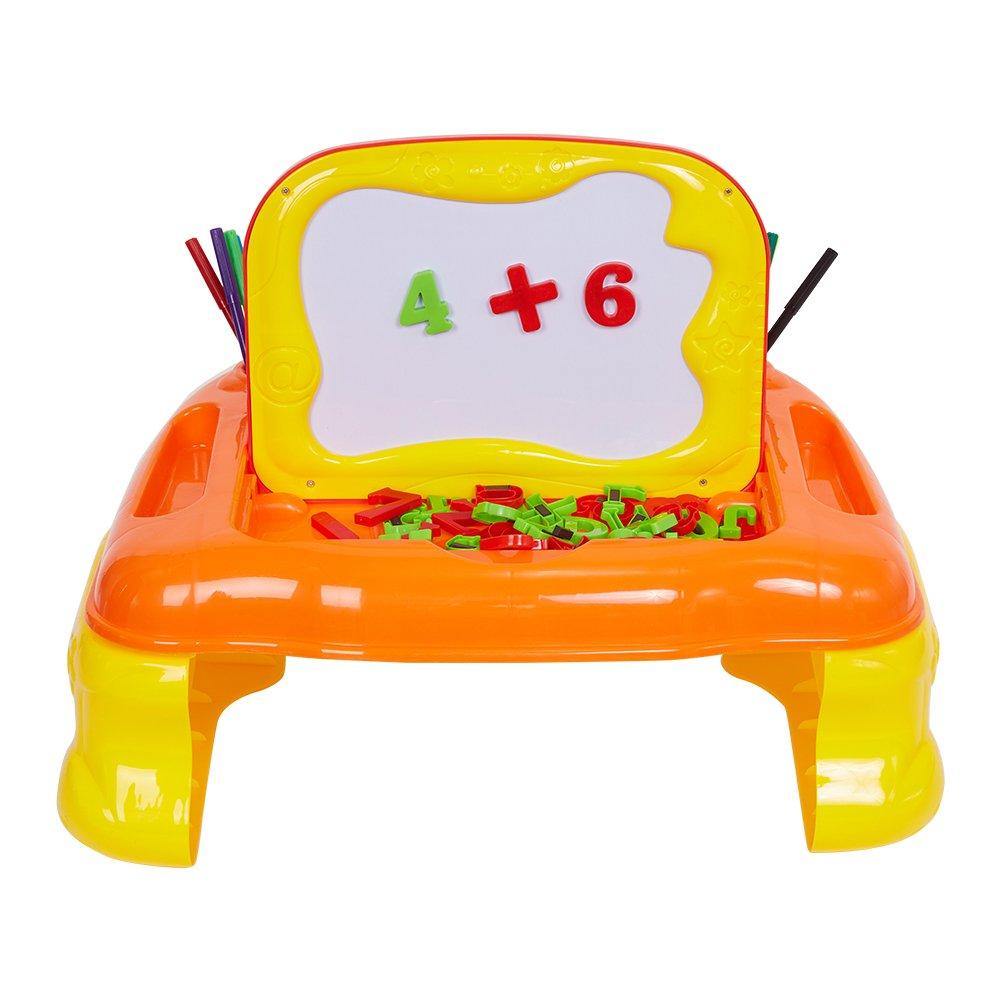 Bosonshop Educational Learning Desk Drawing Board with Magnetic Letters
