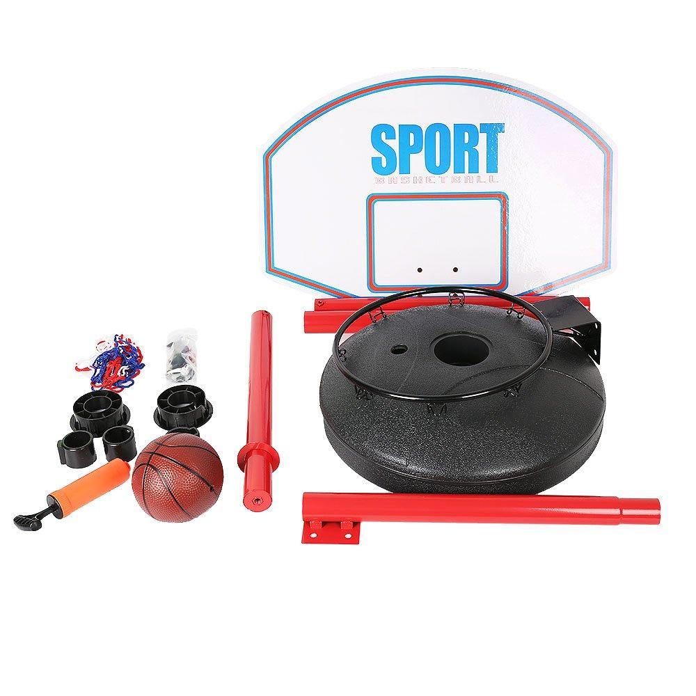 Bosonshop Height Adjustable Protable Basketball Set, Indoor and Outdoor Fun Toys