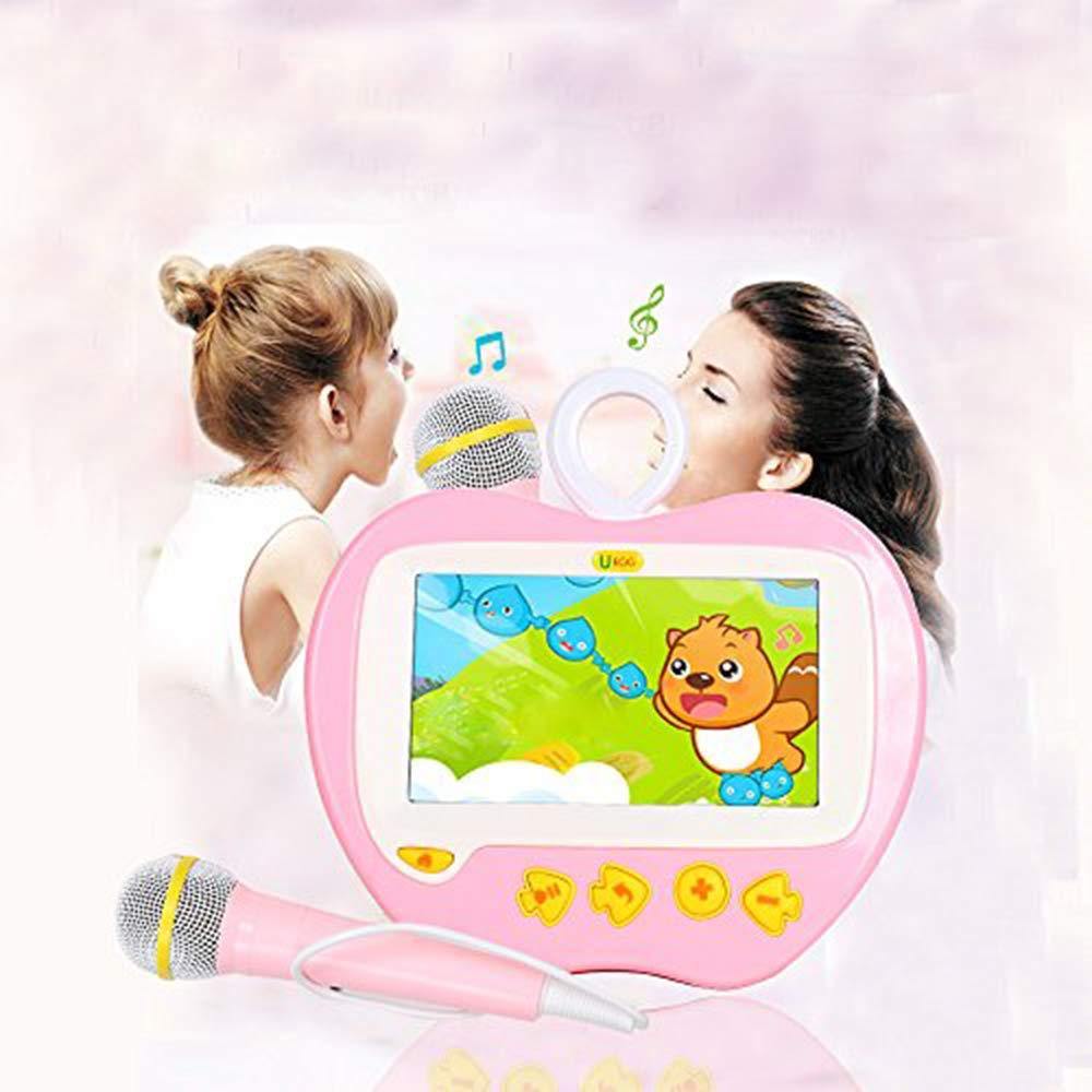 Bosonshop Children Story Machine Learning Instrument Karaoke Singing with 2 Microphones , 8G Memory