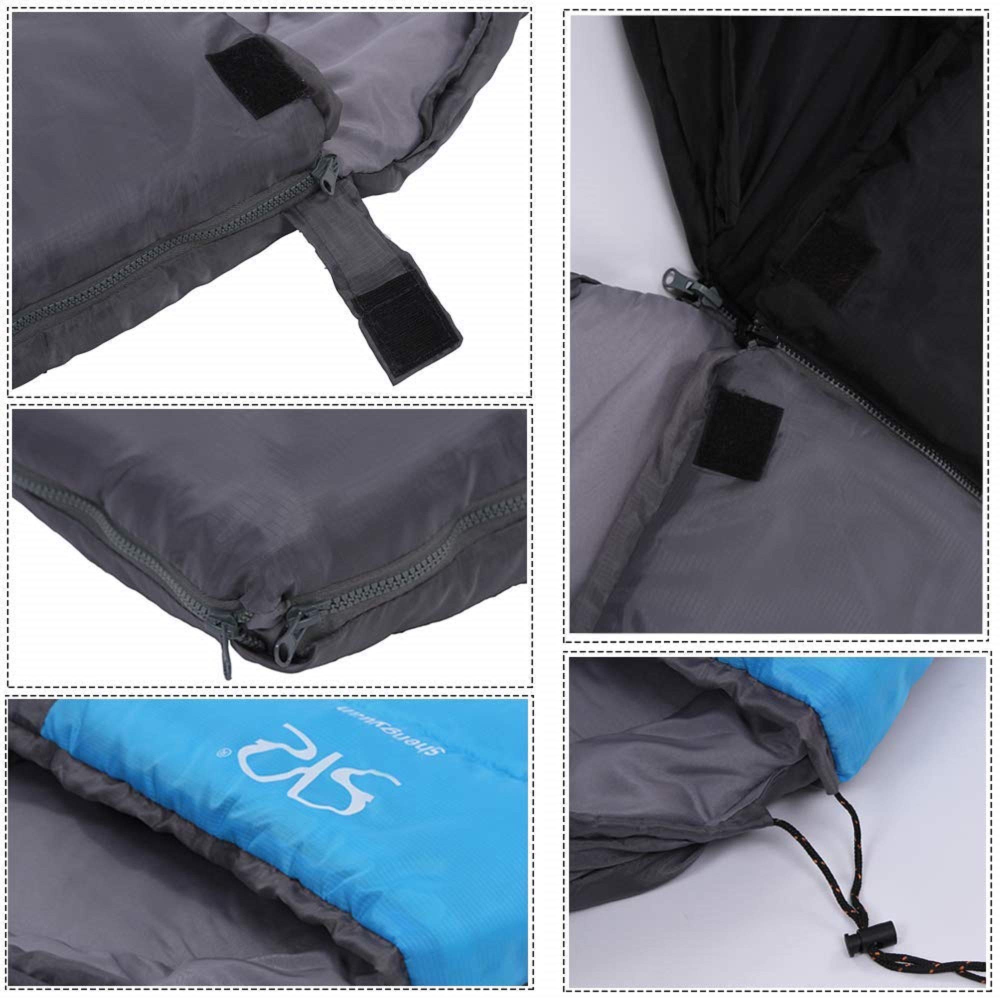 (Out of Stock) Lightweight Portable Waterproof Insulation Sleeping Bag Suit, Blue