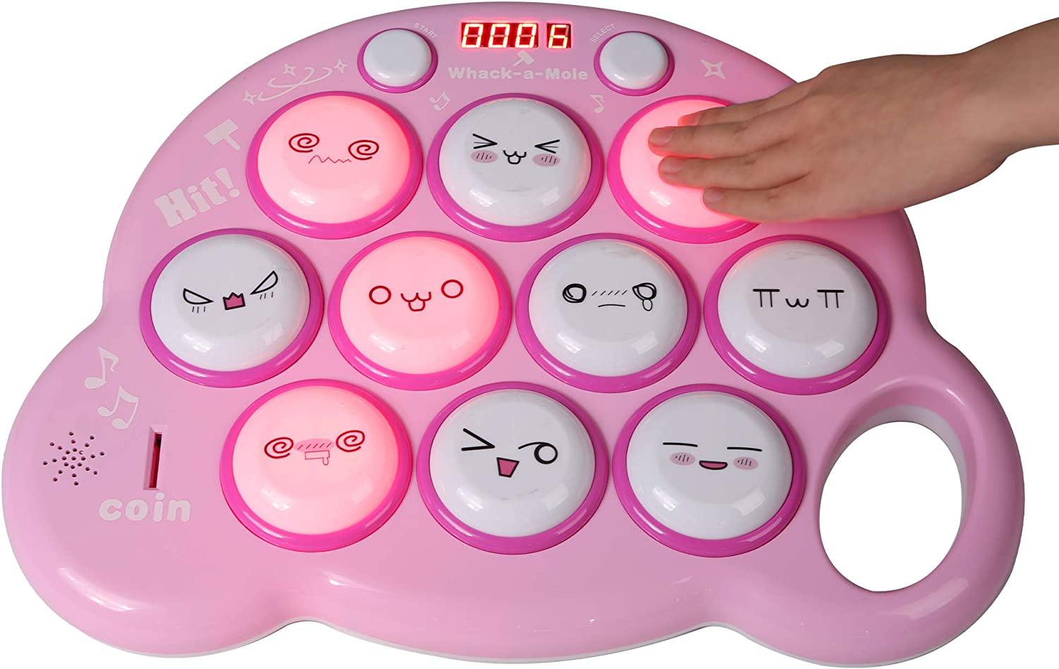 Kids Whock A Mole Game with Hands, Interaction Electric Toys Toddler Early Developmental Learning Memory Game for Boys & Girls Ages 3+ - Bosonshop