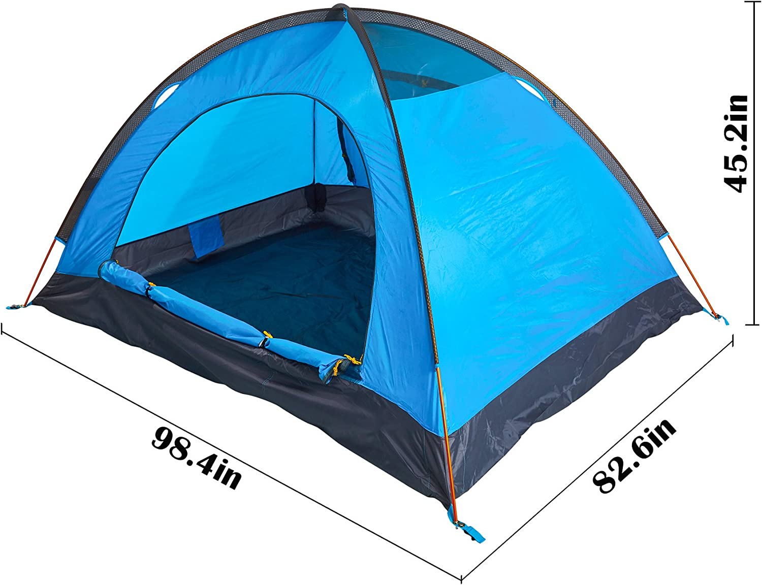(Out of Stock) 2 Person Backpacking Tent, Lightweight for Camping Hiking with Carry Bag