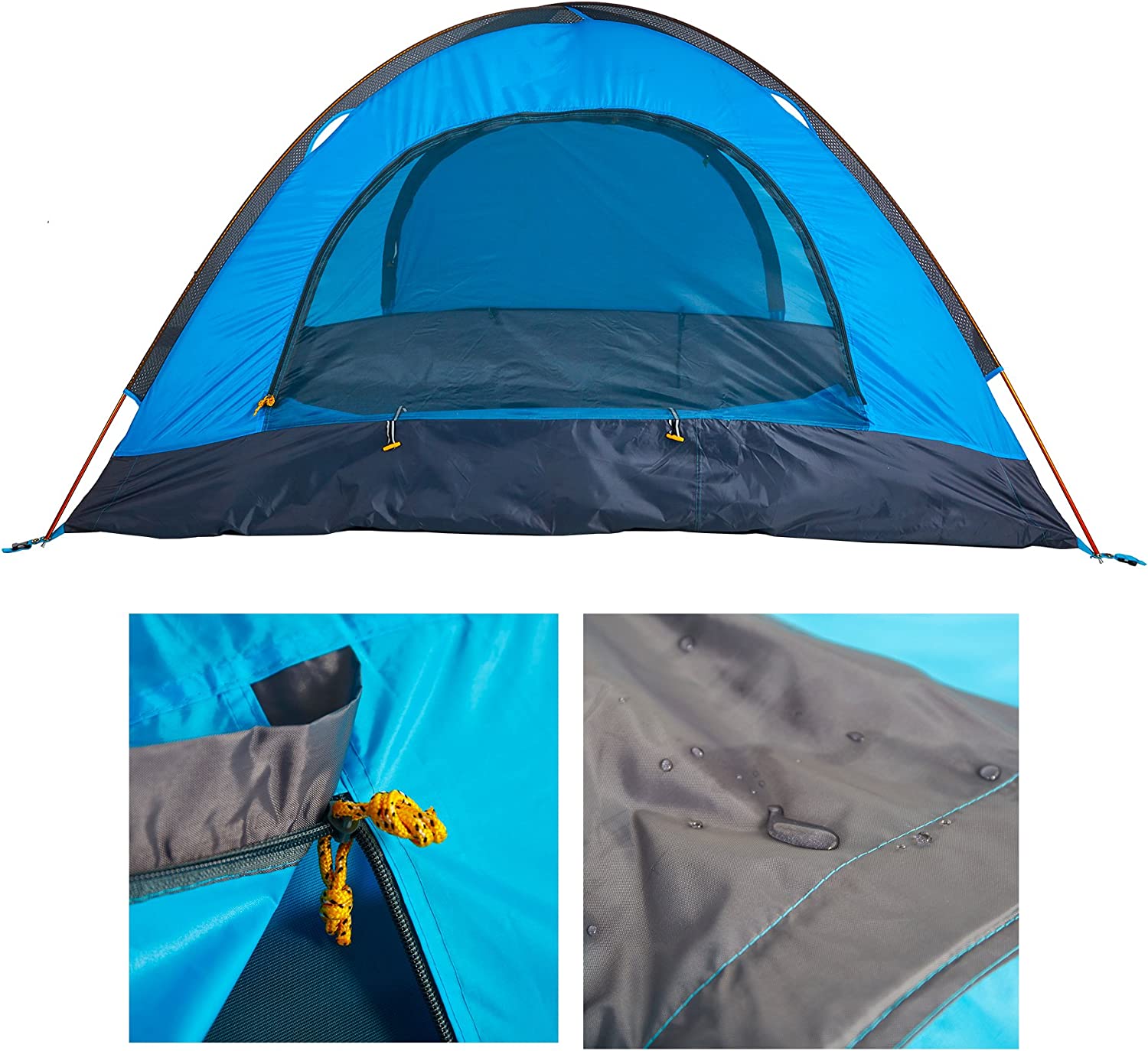(Out of Stock) 2 Person Backpacking Tent, Lightweight for Camping Hiking with Carry Bag