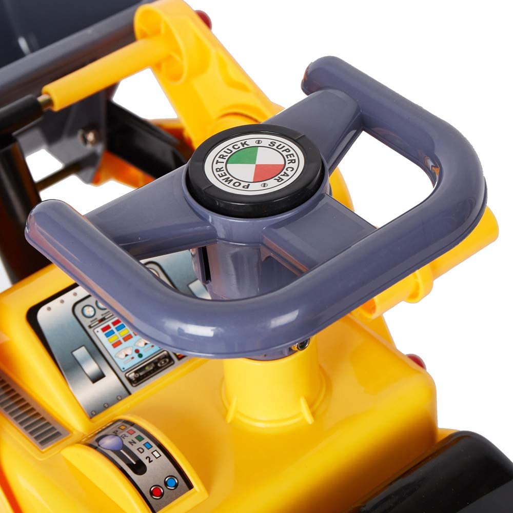 Ride-On Bulldozer Truck Toy Tractor Construction Vehicle for Kids Boys - Bosonshop