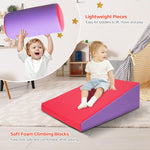 Toddler Climbing Toys 1-3, Toddler Climbing Toys Indoor Play Set, Safe Soft Foam Climbing Blocks, Indoor Activity Play Structures for Toddlers and Children's Homes, Preschool and Daycare, 5 Pieces