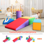 Toddler Climbing Toys 1-3, Toddler Climbing Toys Indoor Play Set, Safe Soft Foam Climbing Blocks, Indoor Activity Play Structures for Toddlers and Children's Homes, Preschool and Daycare, 5 Pieces