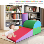 Toddler Climbing Toys 1-3, Toddler Climbing Toys Indoor Play Set, Safe Soft Foam Climbing Blocks, Indoor Activity Play Structures for Toddlers and Children's Homes, Preschool and Daycare, 5 Pieces