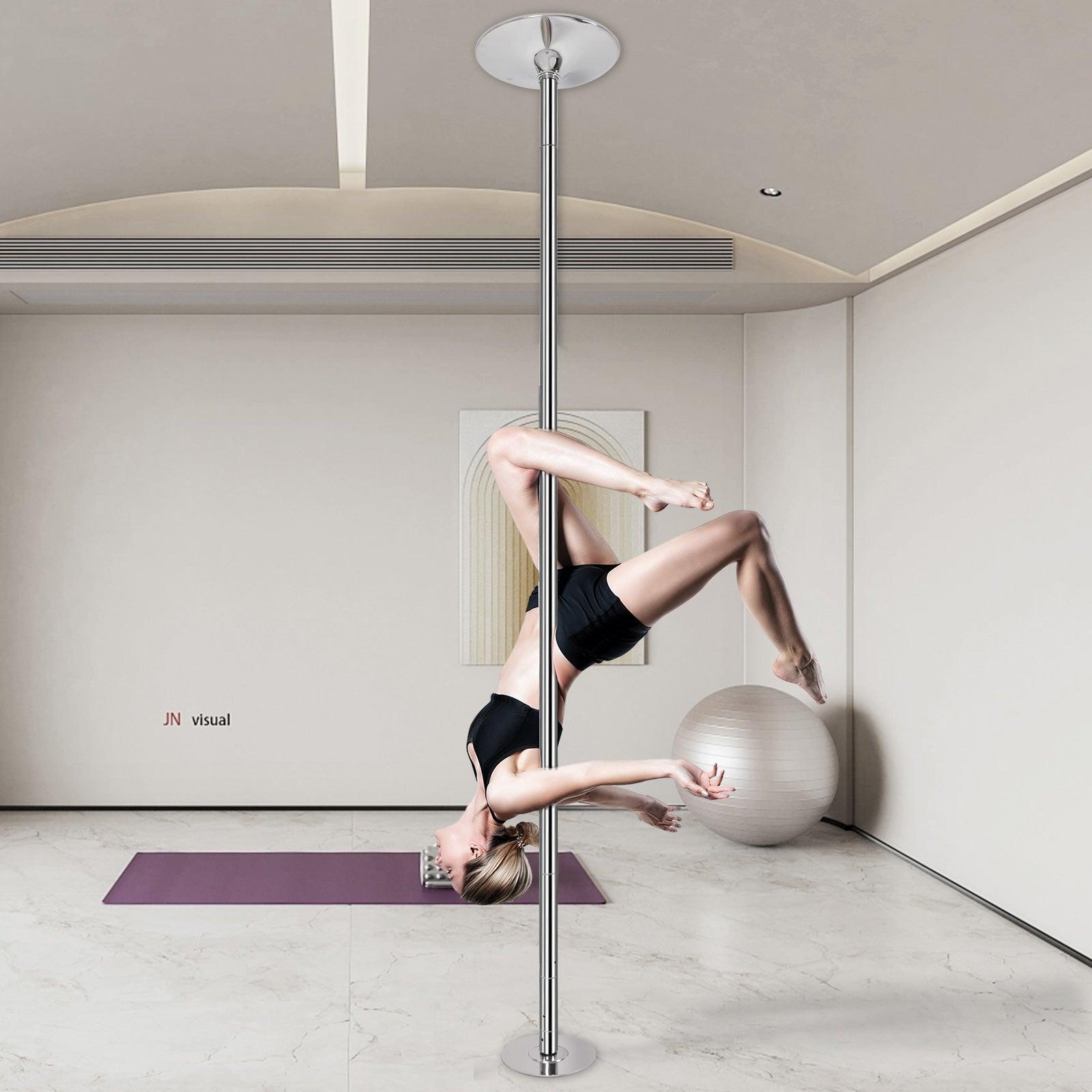 Pole Dance Pole, Stripper Pole Extension Pole 1.77 Inch Pole Dance Pole 7.33FT-9FT Height Adjustable Easy to Install, Smooth Connection