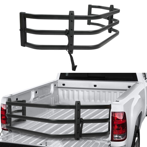 Adjustable Truck Base Extension for Tacoma, Toyota, SuperCrew, Gladiator Pickups Universal Tailgate Extension, Black