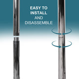 Pole Dance Pole, Stripper Pole Extension Pole 1.77 Inch Pole Dance Pole 7.33FT-9FT Height Adjustable Easy to Install, Smooth Connection