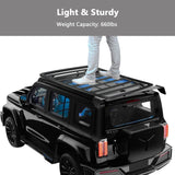 67 "x52" Universal Aluminum Automotive Roof Deck Roof Cargo Carrier System Heavy Duty Flat Roof Luggage Rack, 660 lbs Maximum Load