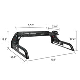 Adjustable Truck Roll cage Light holder Universal Sport frame Roll cage suitable for full size pickup trucks, for Silverado 1500, F-150, Sierra 1500, Ram 1500, Tundra