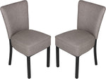 2 Set Kitchen Dining Chairs w/ Soft Cushion Modern Dining Room PU Leather Side Chairs