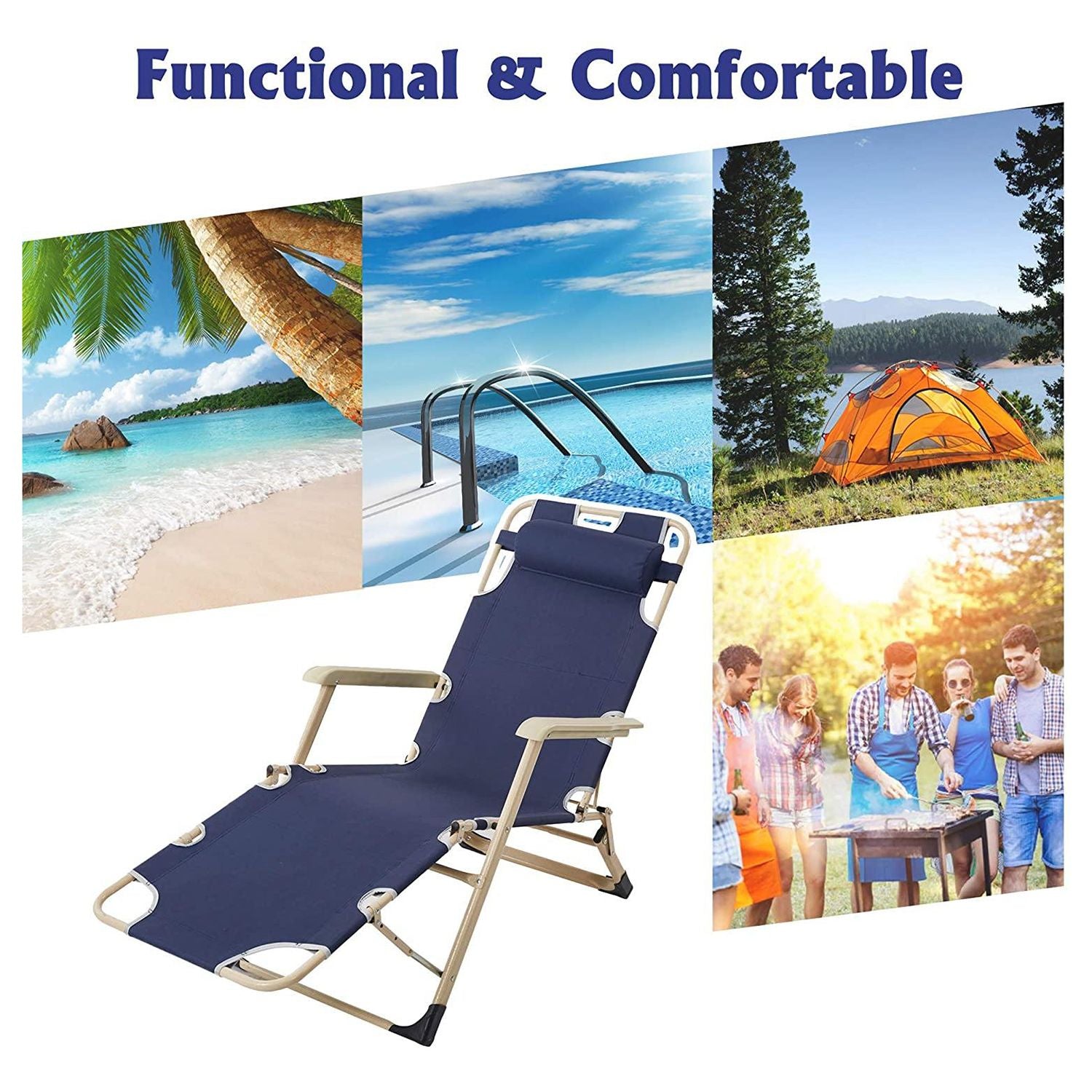 lay flat lawn chair