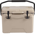 Portable Coolers, Keep Ice Up to 5 Days, Rotomolded Insulation Ice Chest for Camping, Fishing, Hunting, BBQs & Outdoor Activities, 25QT