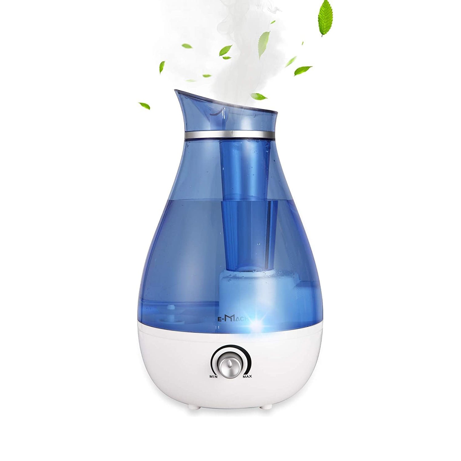 Humidifiers for Bedroom Quiet Ultrasonic Cool Mist Humidifier 2.5L with Auto Shut-Off, Less Than 30dB, Blue