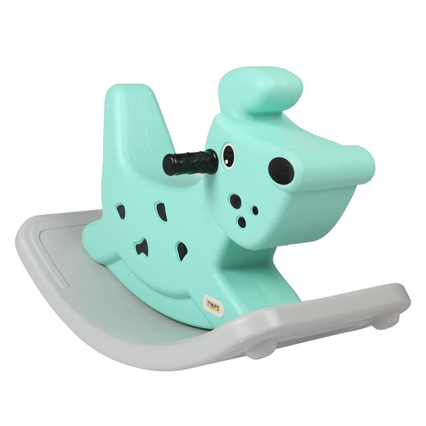 (Out of Stock) Rocking Horse Outdoor Rocking Toy with Music for Toddler Baby Kids Ages 1-3 Year Old Boy Girl Green