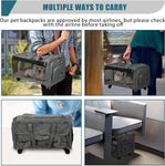 Portable Pet Carrier Up to 33lbs with Breathable Mesh & Safe Locking Zippers, Airline Approved