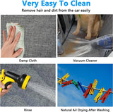4-in-1 Waterproof Pet Dog Car Seat Cover for Back Seat 100%  with Big Mesh Window & Storage Bag