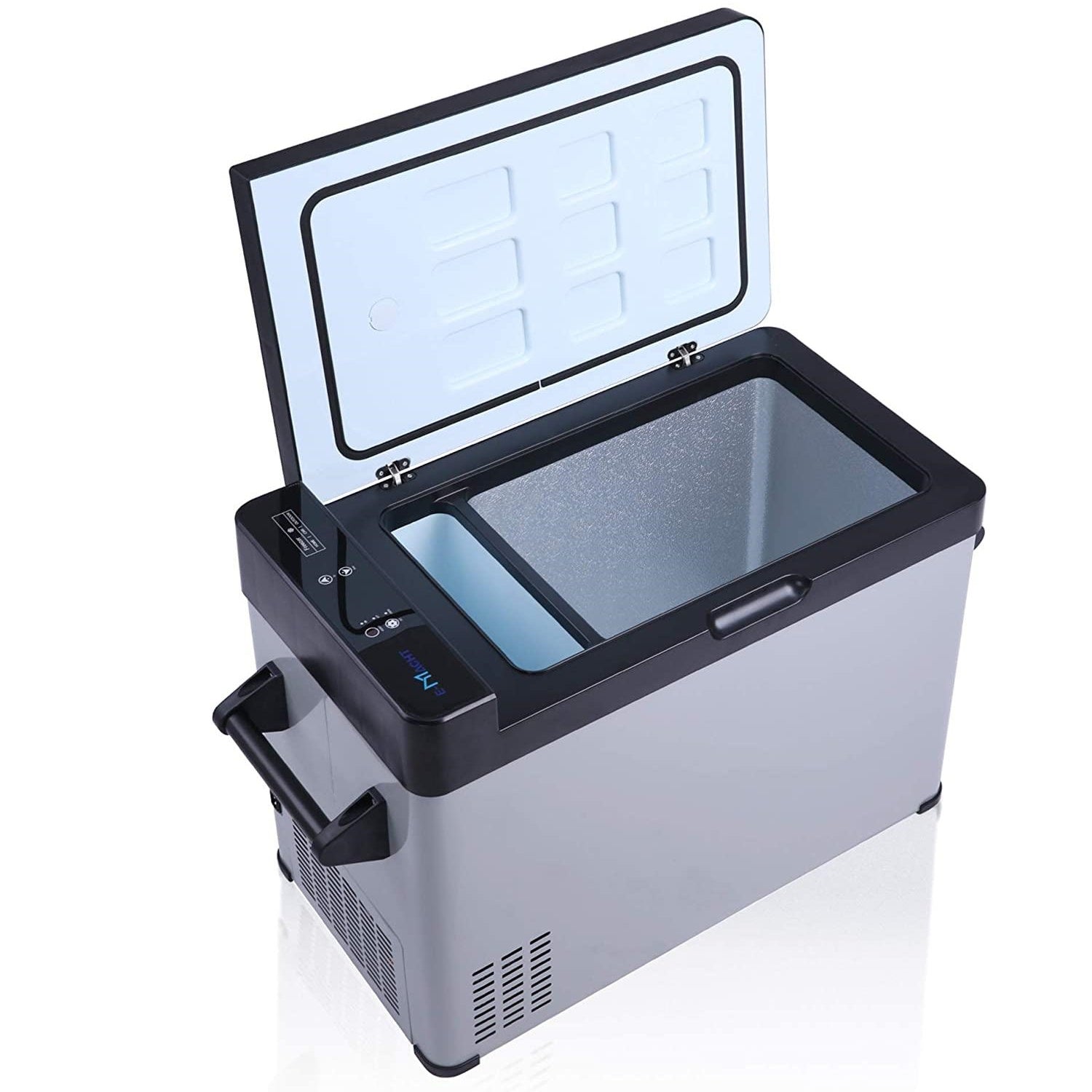 Mini Refriger for Car, DC12/24V, -7.6°F to 68°F, Car Refrigerator, Mini Freezer for Driving, Travel, Fishing, Outdoor or Home Use 52qt
