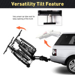 Hitch Bike Rack Platform Style Bike Carrier, Foldable Bicycle Car Racks for 3.9" Width Tire & 2" Receiver, 132 lbs Capacity