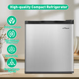 1.6 Cu.Ft. Compact Refrigerator with a chiller box & Adjustable Legs