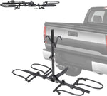 Hitch Mount Bike Rack 2 Bikes, Wobble Free Smart Tilting Folding Bicycle Car Racks