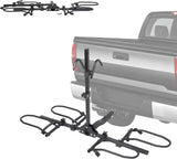 Hitch Mount Bike Rack 2 Bikes, Wobble Free Smart Tilting Folding Bicycle Car Racks