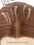 Pastel Pale Plum Straight Bob Lace Front Synthetic Wig - Bosonshop