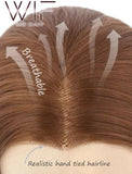 Pastel Pale Plum Straight Bob Lace Front Synthetic Wig - Bosonshop