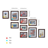 Bosonshop 10pc Multi Pack Picture Frame Value Set
