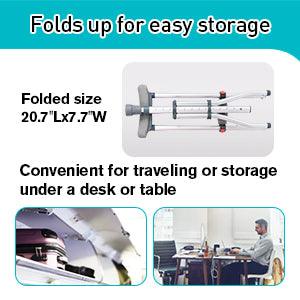 Folding Underarm Crutches Aluminum Frame