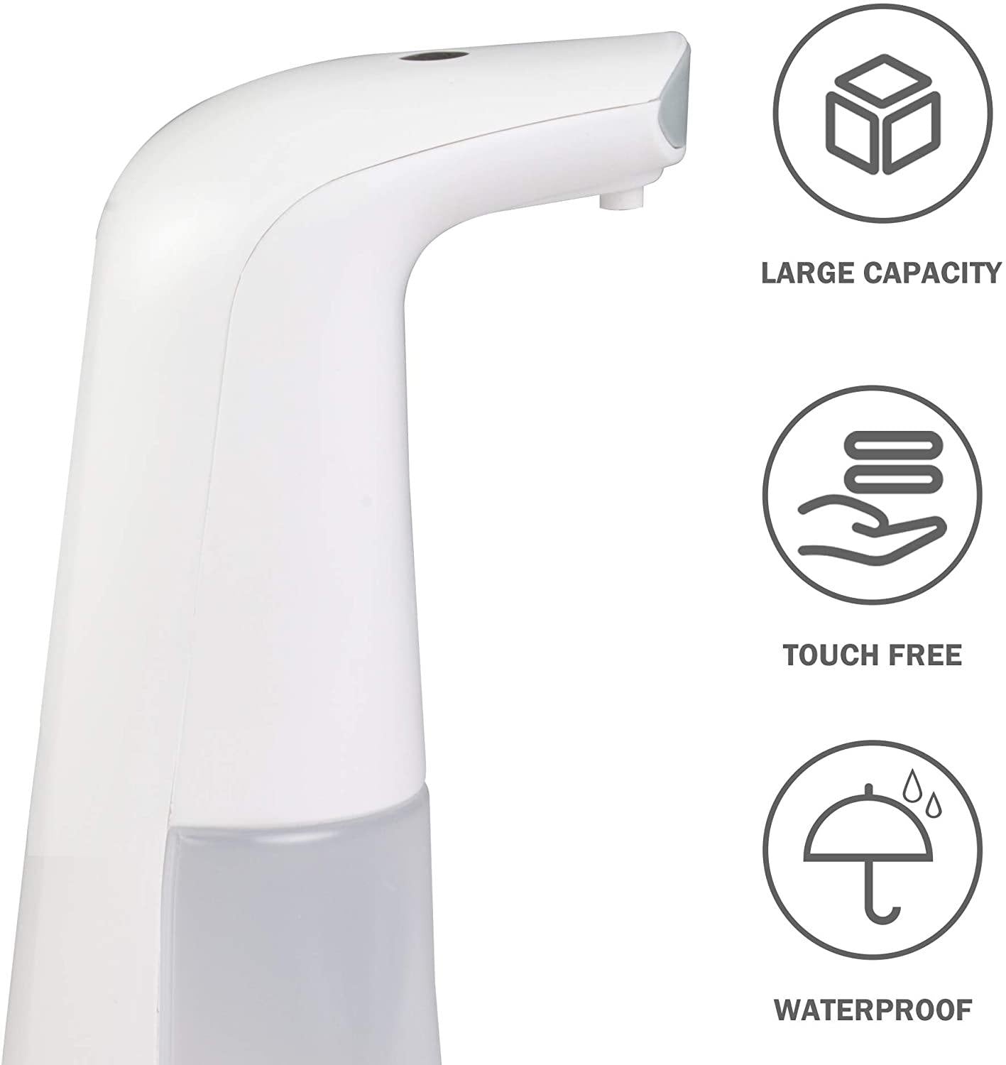 Touchless Foaming Soap Dispenser Automatic Soap Dispenser Large Capacity Hand Sanitizer Dispenser - Bosonshop