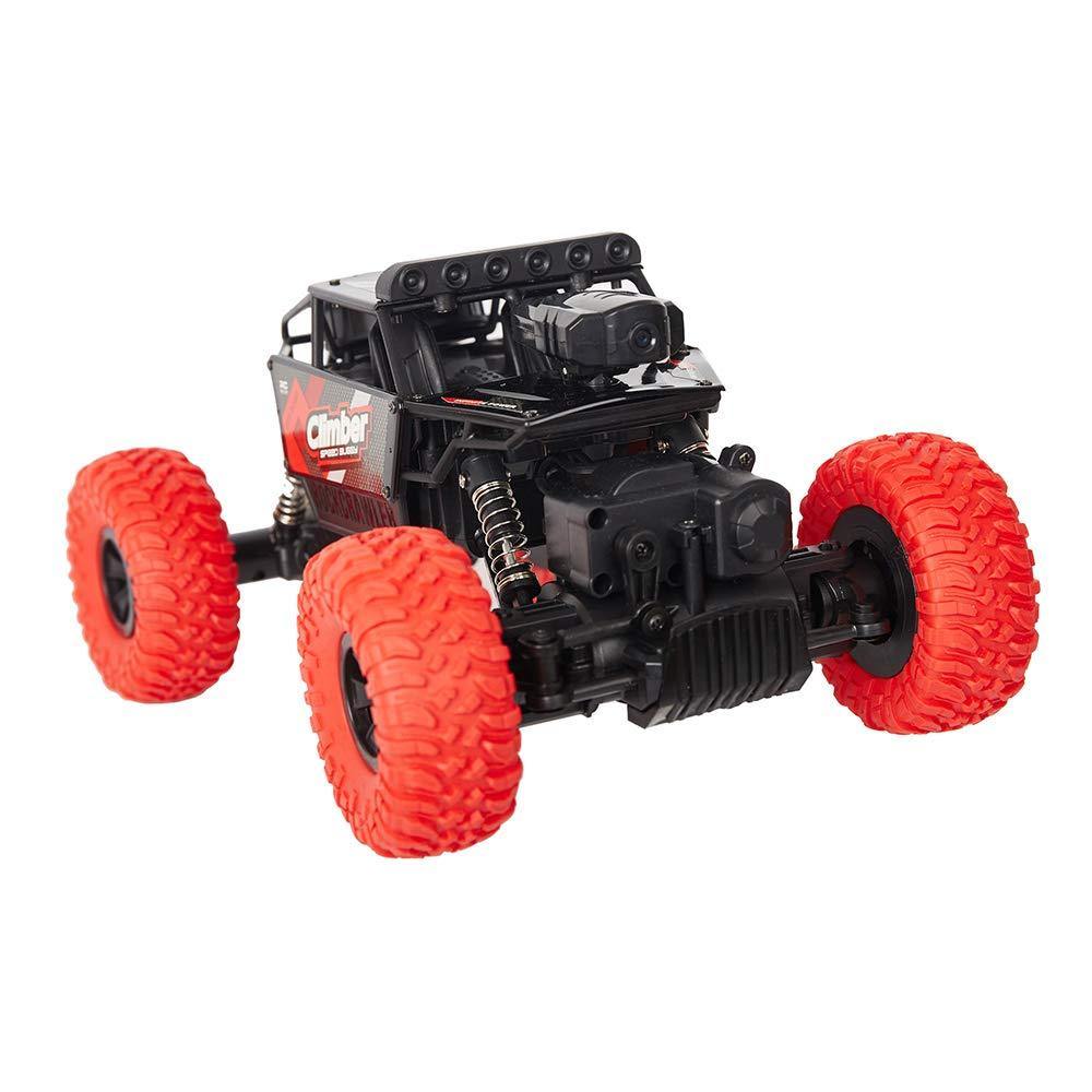 Bosonshop RC Car 4WD Rock Crawler Climber Off Road Vehicle 2.4Ghz Toy Remote Control Car Electronic Monster Truck with Wi-Fi HD Camera